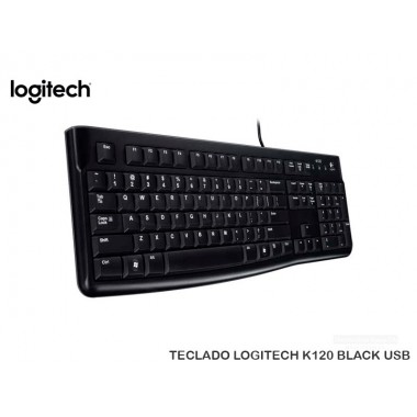TECLADO LOGITECH K120 BLACK USB