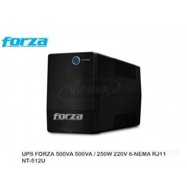 UPS FORZA 500VA 500VA / 250W 220V 6-NEMA RJ11  NT-512U