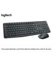 TECLADO+MOUSE LOGITECH MK235 WIRELESS USB SP BLACK