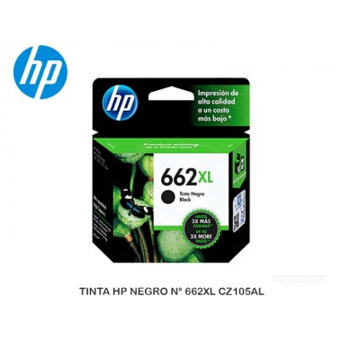 TINTA HP NEGRO N° 662XL CZ105AL