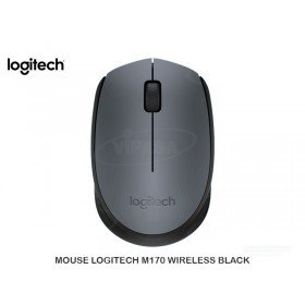 MOUSE LOGITECH M170 WIRELESS BLACK