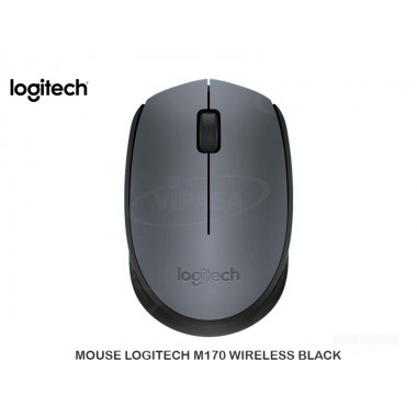 MOUSE LOGITECH M170 WIRELESS BLACK