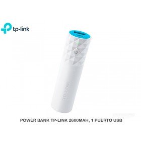 POWER BANK TP-LINK 2600MAH, 1 PUERTO USB
