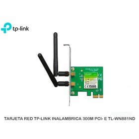 TARJETA RED TP-LINK INALAMBRICA 300M PCI- E TL-WN881ND