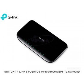 SWITCH TP-LINK 8 PUERTOS 10/100/1000 MBPS TL-SG1008D