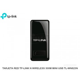 TARJETA RED TP-LINK N WIRELESS 300M MINI USB TL-WN823N