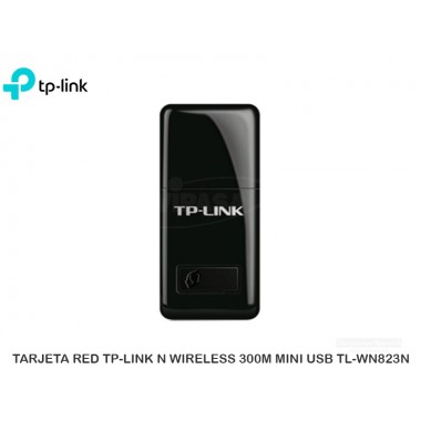 TARJETA RED TP-LINK N WIRELESS 300M MINI USB TL-WN823N