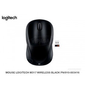 MOUSE LOGITECH M317 WIRELESS BLACK PN/910-003416