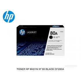 TONER HP M401N Nº 80 BLACK CF280A