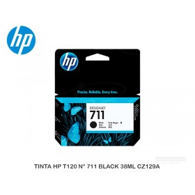 TINTA HP T120 N° 711 BLACK 38ML CZ129A