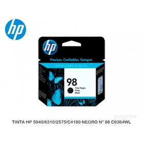 TINTA HP 5940/6310/2575/C4180 NEGRO N° 98 C9364WL