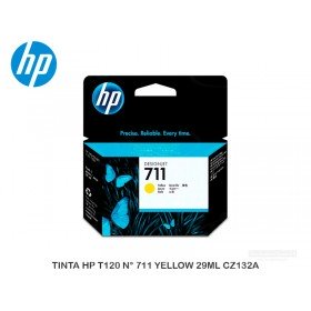 TINTA HP T120 N° 711 YELLOW 29ML CZ132A