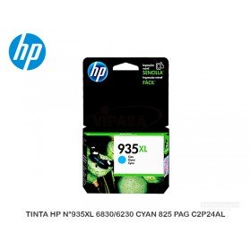 TINTA HP N°935XL 6830/6230 CYAN 825 PAG C2P24AL