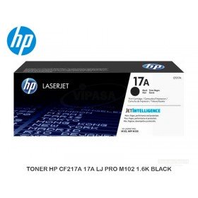 TONER HP CF217A 17A LJ PRO M102 1.6K BLACK