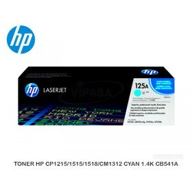 TONER HP CP1215/1515/1518/CM1312 CYAN 1.4K CB541A