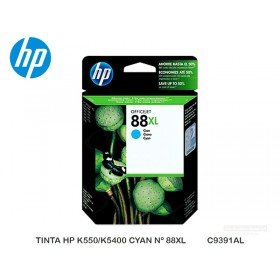 TINTA HP K550/K5400 CYAN Nº 88XL          C9391AL